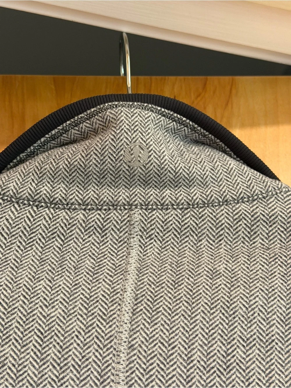 Lululemon Athletica Black & Gray Quarter-Zip Pullover Jacket
